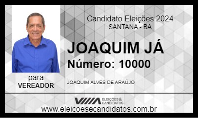 Candidato JOAQUIM JÁ 2024 - SANTANA - Eleições