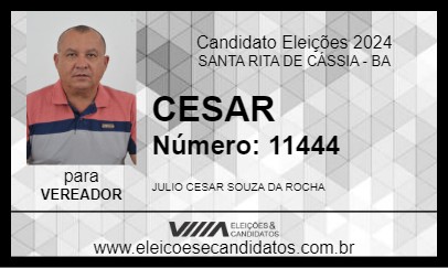 Candidato CESAR 2024 - SANTA RITA DE CÁSSIA - Eleições