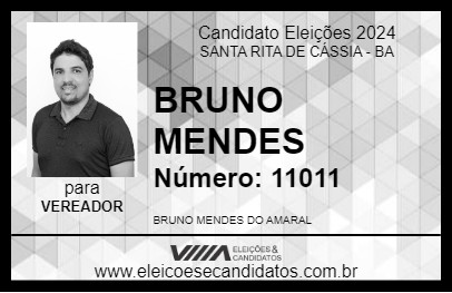 Candidato BRUNO FIDIBEI 2024 - SANTA RITA DE CÁSSIA - Eleições