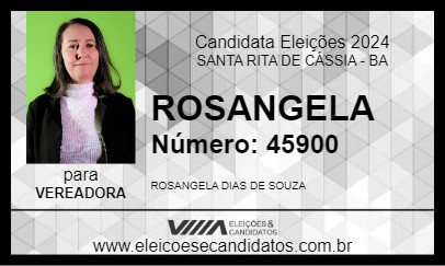 Candidato ROSANGELA 2024 - SANTA RITA DE CÁSSIA - Eleições