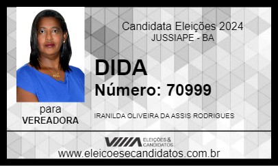 Candidato DIDA 2024 - JUSSIAPE - Eleições