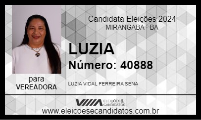 Candidato LUZIA 2024 - MIRANGABA - Eleições