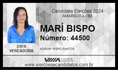 Candidato MARÍ BISPO 2024 - AMARGOSA - Eleições