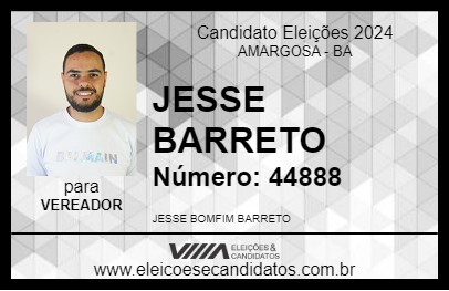 Candidato JESSE BARRETO 2024 - AMARGOSA - Eleições