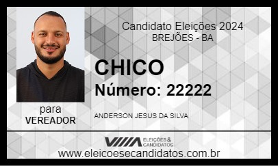 Candidato CHICO 2024 - BREJÕES - Eleições