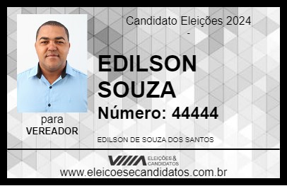 Candidato EDILSON SOUZA 2024 - BREJÕES - Eleições