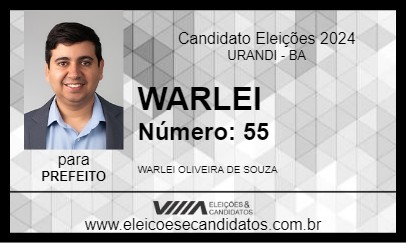 Candidato WARLEI 2024 - URANDI - Eleições