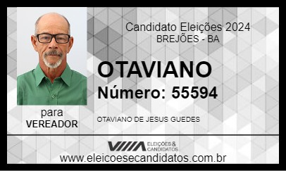 Candidato OTAVIANO 2024 - BREJÕES - Eleições