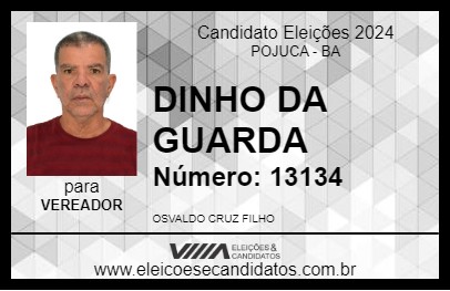 Candidato DINHO DA GUARDA 2024 - POJUCA - Eleições