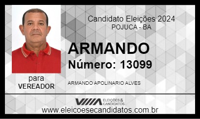 Candidato ARMANDO 2024 - POJUCA - Eleições