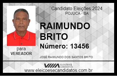 Candidato RAIMUNDO BRITO 2024 - POJUCA - Eleições