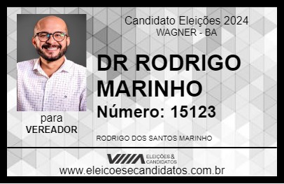 Candidato DR RODRIGO MARINHO 2024 - WAGNER - Eleições