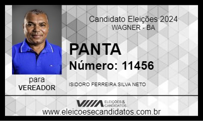 Candidato PANTA 2024 - WAGNER - Eleições