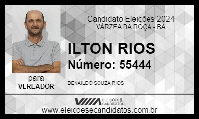 Candidato ILTON RIOS 2024 - VÁRZEA DA ROÇA - Eleições