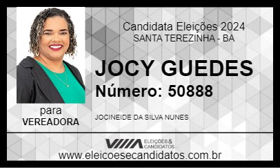 Candidato JOCY GUEDES 2024 - SANTA TEREZINHA - Eleições