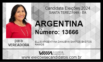 Candidato ARGENTINA 2024 - SANTA TEREZINHA - Eleições