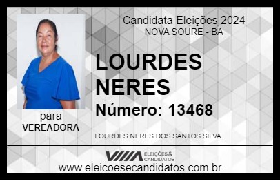 Candidato LOURDES NERES 2024 - NOVA SOURE - Eleições