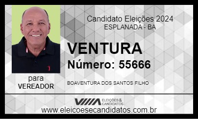 Candidato VENTURA 2024 - ESPLANADA - Eleições