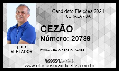 Candidato CEZÃO 2024 - CURAÇÁ - Eleições