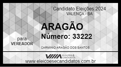 Candidato ARAGÃO 2024 - VALENÇA - Eleições