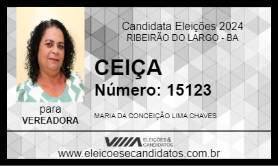 Candidato CEIÇA 2024 - RIBEIRÃO DO LARGO - Eleições