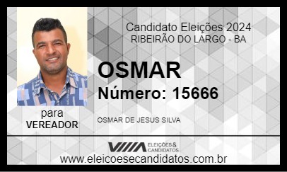 Candidato OSMAR 2024 - RIBEIRÃO DO LARGO - Eleições