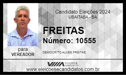 Candidato FREITAS 2024 - UBAITABA - Eleições