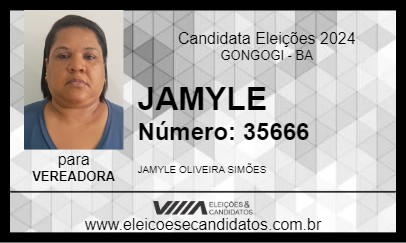 Candidato JAMYLE 2024 - GONGOGI - Eleições