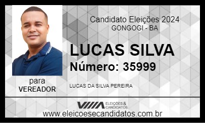 Candidato LUCAS SILVA 2024 - GONGOGI - Eleições