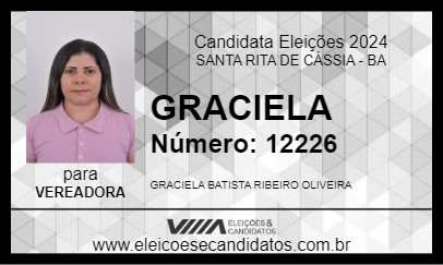 Candidato GRACIELA 2024 - SANTA RITA DE CÁSSIA - Eleições