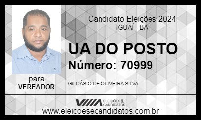 Candidato UA DO POSTO 2024 - IGUAÍ - Eleições