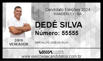 Candidato DEDÉ SILVA 2024 - WANDERLEY - Eleições