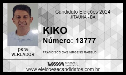 Candidato KIKO 2024 - JITAÚNA - Eleições