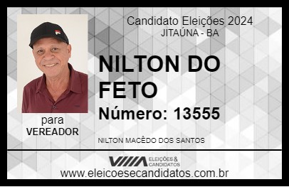 Candidato NILTON DO FETO 2024 - JITAÚNA - Eleições