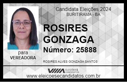 Candidato ROSIRES GONZAGA 2024 - BURITIRAMA - Eleições