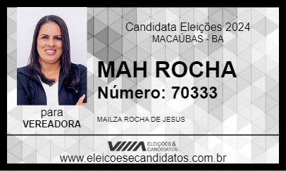 Candidato MAH ROCHA 2024 - MACAÚBAS - Eleições