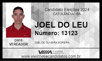 Candidato JOEL DO LEU 2024 - CATOLÂNDIA - Eleições