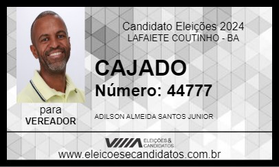 Candidato CAJADO 2024 - LAFAIETE COUTINHO - Eleições