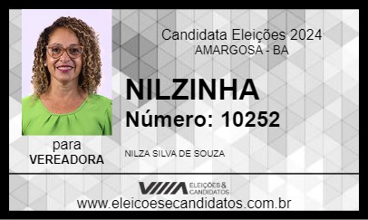 Candidato NILZINHA 2024 - AMARGOSA - Eleições