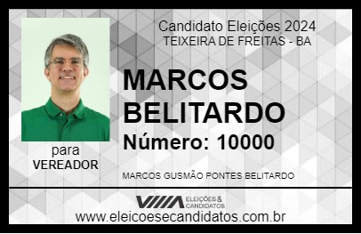 Candidato MARCOS BELITARDO 2024 - TEIXEIRA DE FREITAS - Eleições