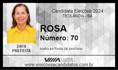 Candidato ROSA 2024 - TEOLÂNDIA - Eleições