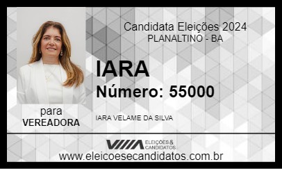 Candidato IARA 2024 - PLANALTINO - Eleições