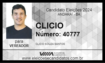 Candidato CLICIO 2024 - ANDARAÍ - Eleições