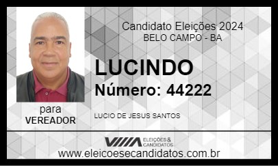 Candidato LUCINDO 2024 - BELO CAMPO - Eleições