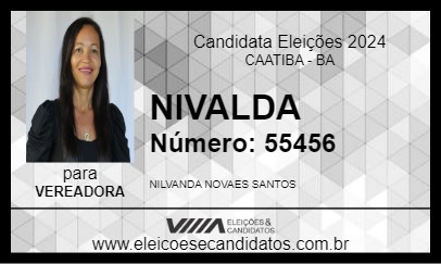 Candidato NILVANDA 2024 - CAATIBA - Eleições