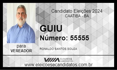 Candidato GUIU 2024 - CAATIBA - Eleições