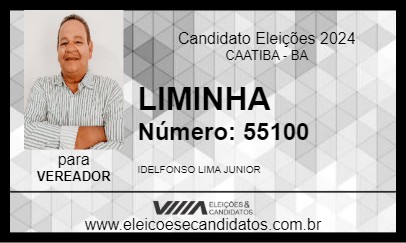 Candidato LIMINHA 2024 - CAATIBA - Eleições