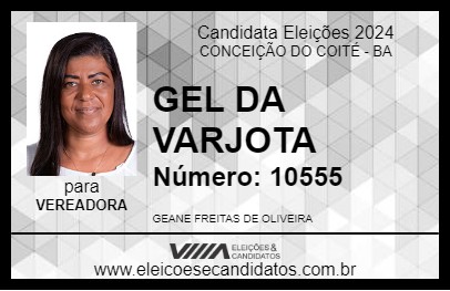 Candidato GEL DA VARJOTA 2024 - CONCEIÇÃO DO COITÉ - Eleições