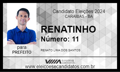 Candidato RENATINHO 2024 - CARAÍBAS - Eleições