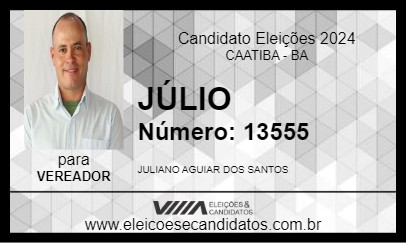 Candidato JÚLIO 2024 - CAATIBA - Eleições